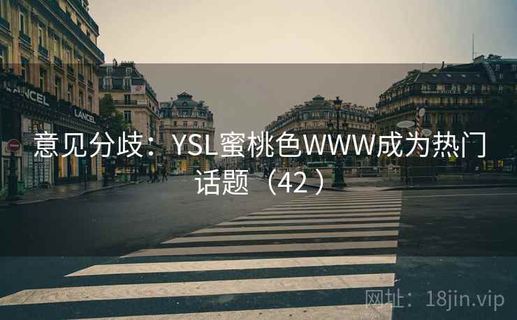 意见分歧：YSL蜜桃色WWW成为热门话题（42 ）